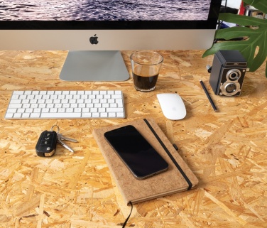 Logo trade firmakingi pilt: Korgist kõvakaaneline märkmik A5