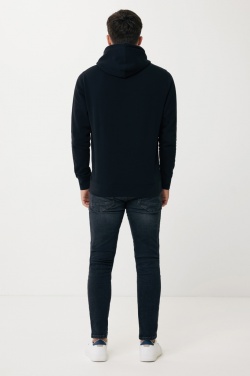 Logotrade meene foto: Iqoniq Rila kerge taaskasutatud puuvillast kapuutsiga pusa