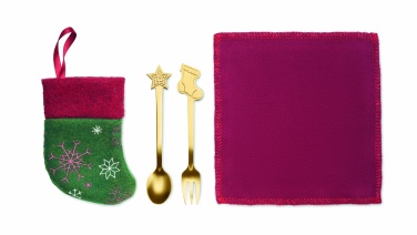 Logo trade firmakingi pilt: Jõulumagustoidu söögiriistade komplekt