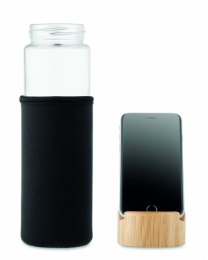 Logotrade reklaamkingituse foto: Klaaspudeli bambusest kaas 600ml