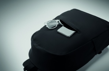 Logotrade ärikingid pilt: 15-tollise sülearvuti seljakott, valmistatud taaskasutatud eelkasutatud puuvillast ja taaskasutatud polüestrist, kohandatava trükilahendusega.