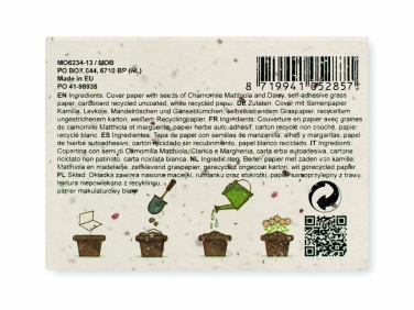 Logotrade reklaamkingid pilt: Rohu/seemnepaberi memoblokk