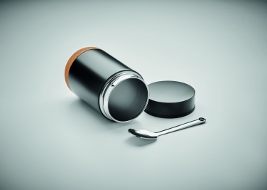 Logo trade ärikingitused foto: Topeltseintega toidutermos lusikaga 400 ml