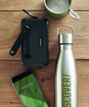 Logo trade reklaamtoote pilt: 8000 mAh päikeseenergia dünamo laadija