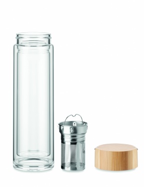 Logotrade firmakingid pilt: Kaheseinaline klaaspudel 400ml Berlin