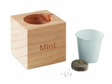 Logo trade reklaamkingituse pilt: Ürdipott "MINT"
