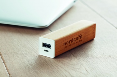 Logotrade ärikingid pilt: Bambusest akupank 2200 mAh POWERBAM