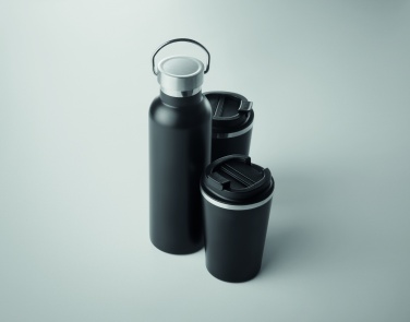 Logotrade firmakingi foto: Roostevabast terasest termoskruusi komplekt