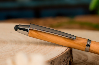 Logotrade ärikingi foto: Puutefunktsiooniga puidust pastapliiats ERFURT