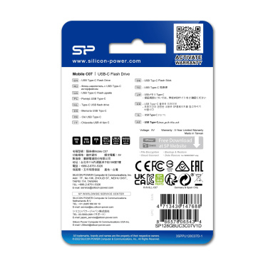 Logo trade meene pilt: Mälupulk SILICON POWER MOBILE - C07 3,2 32GB