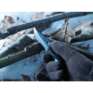 Logotrade firmakingituse foto: Kokkupandav nuga STYX Schwarzwolf