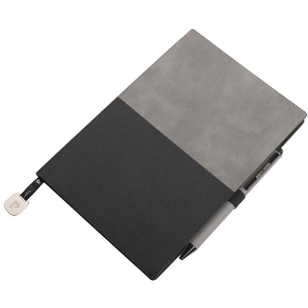 Logo trade reklaamtooted foto: Märkmik A5 ja pastapliiats REPORTER Pierre Cardin