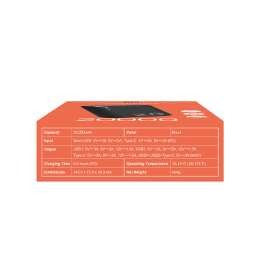 Logotrade firmakingitused pilt: Akupank Silicon Power QS15 20000 mAh