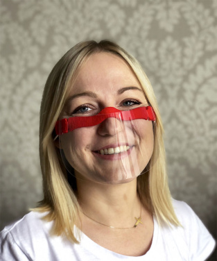 Logotrade reklaamkingid pilt: HESTIA näokaitse - läbipaistev mask suu ja nina jaoks 1452162