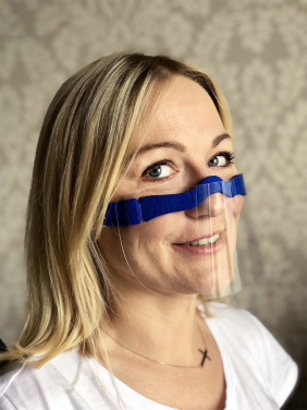 Logo trade reklaamtoote pilt: HESTIA näokaitse - läbipaistev mask suu ja nina jaoks 1452162