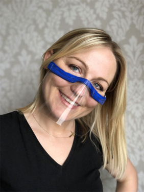 Logo trade reklaamkingituse pilt: KALIPSO näokaitse - läbipaistev mask suu ja nina jaoks 1447162