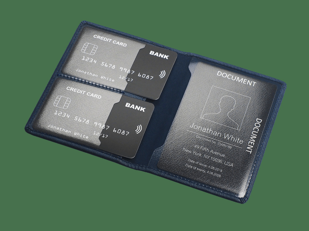 Logo trade reklaamtoote pilt: RFID dokumendi rahakott 611327