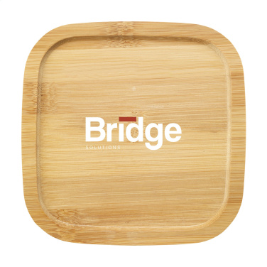 Logo trade reklaamtoote pilt: Belize'i puidust kaanega klaasnõu