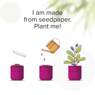 Logo trade reklaamkingitused foto: Seemnepaberist järjehoidja