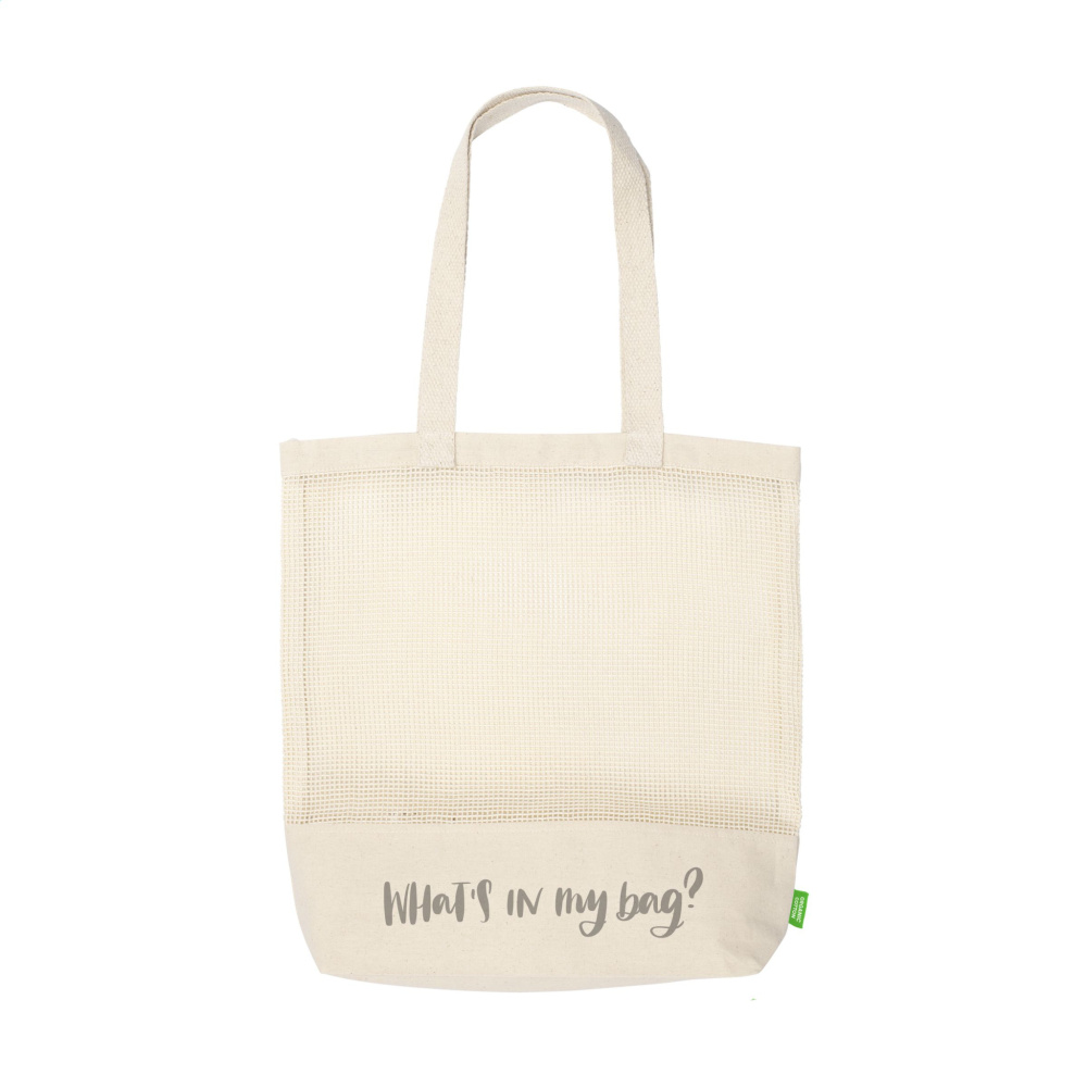 Logotrade reklaamkingi foto: Natura Organic Mesh Shopper (180 g/m²) ostukott