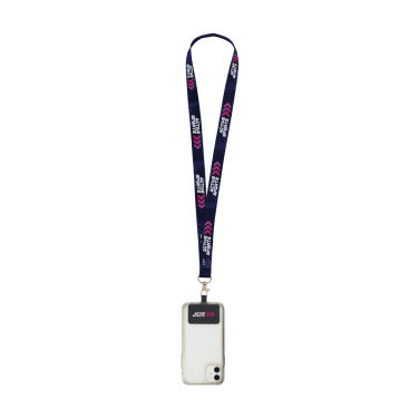 Logotrade ärikingi foto: Lanyard Sublimation RPET 2 cm Patch võtmejuhtmega