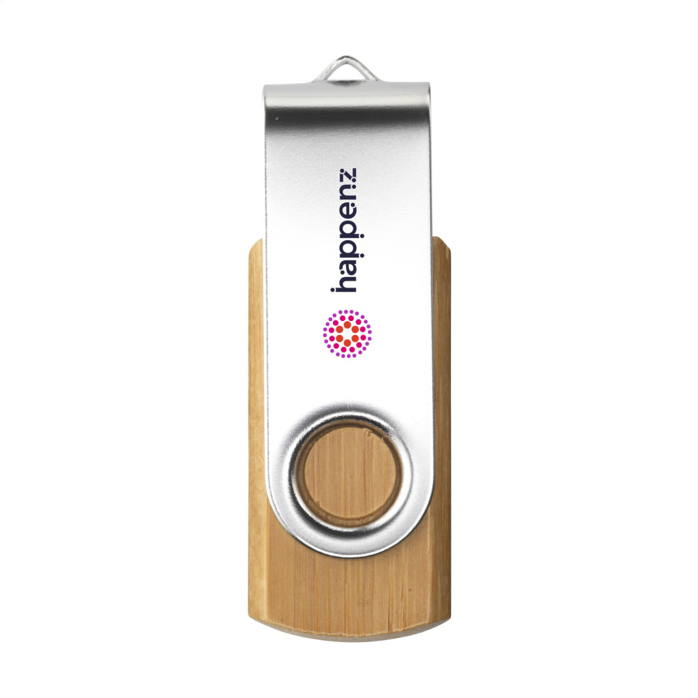Logotrade reklaamkingi foto: USB Twist Bamboo 64 GB