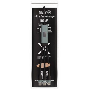 Logo trade firmakingid foto: SCX.design C53 100 W 5-ühes rPET ülikiire laadimiskaabel