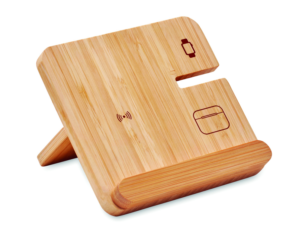 Logo trade ärikingid foto: BOOGAR kolm ühes 15 W juhtmeta laadija