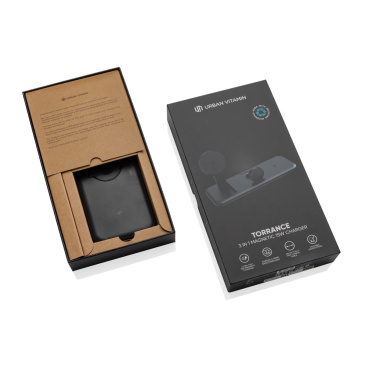 Logotrade reklaamkingid pilt: Urban Vitamin Torrance 3 in 1 magnetiline laadija 15 W