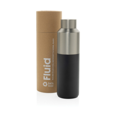 Logotrade reklaamkingid pilt: Fluid RCS sertifikaadiga taaskasutatud terasest veepudel 600ml