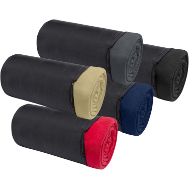 Logo trade reklaamtoote pilt: Huggy fliisist tekk kandekotiga 220x250 cm