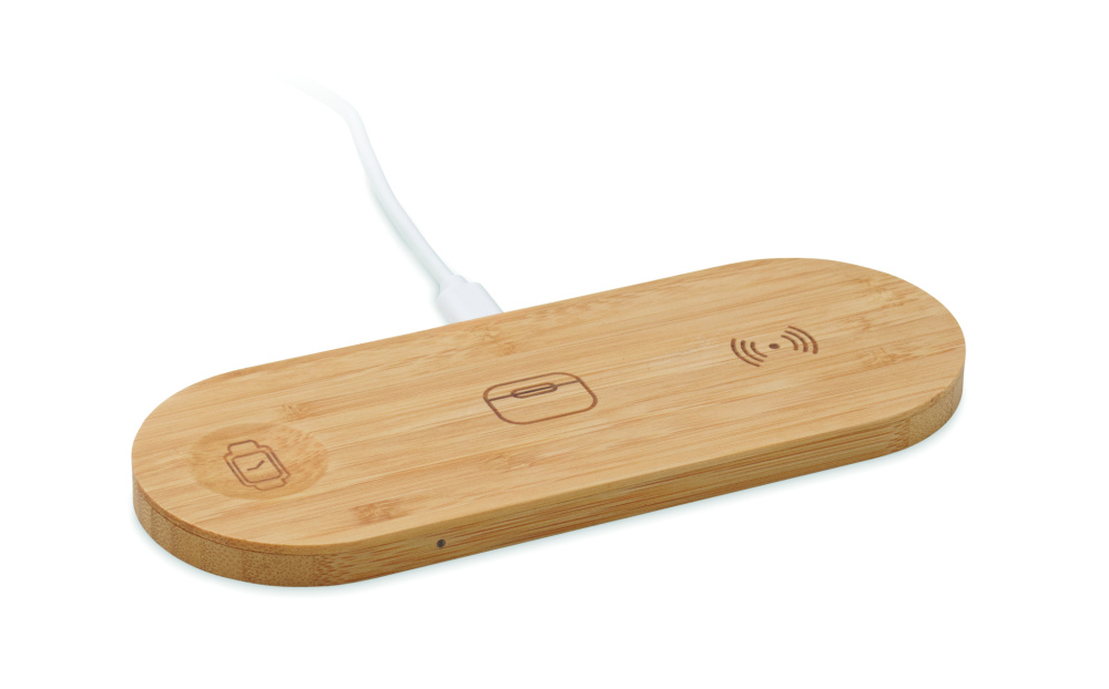 Logotrade reklaamkingitused pilt: 3-ühes 15W juhtmevaba laadija RECPAD