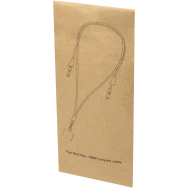 Logotrade reklaamtoote foto: Funi nutitelefoni kaelapael 5-ühes andmeedastuskaabliga