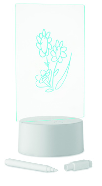 Logo trade ärikingitused foto: LEDMEMO valgustatud LED-märkmetahvel