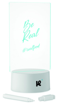 Logotrade reklaamkingi foto: LEDMEMO valgustatud LED-märkmetahvel