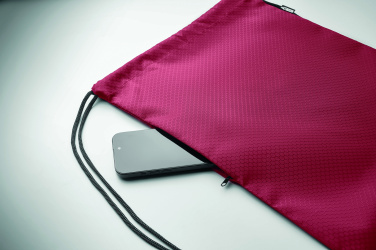 Logo trade firmakingituse pilt: DAYKIT 420D RPET-ist pingutusnööriga kott