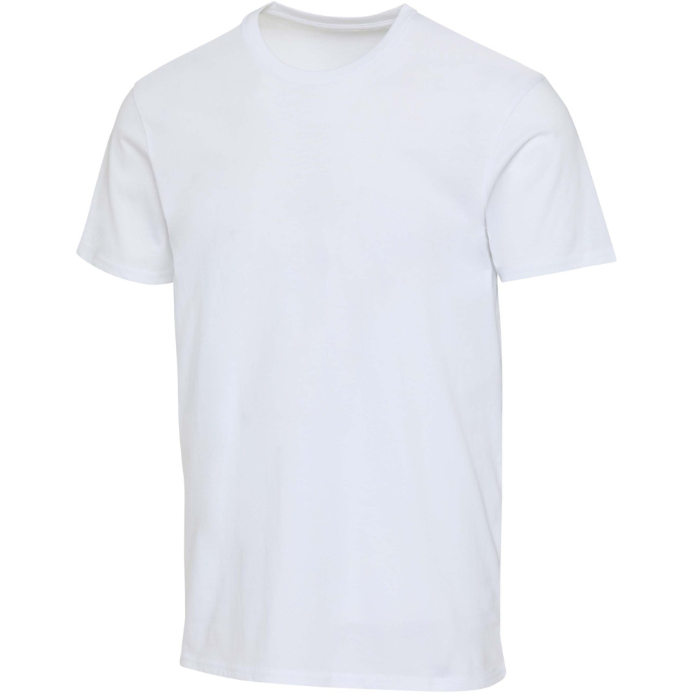 Logotrade ärikingi foto: Azuriidist 160 g/m² lühikeste varrukatega unisex OCS orgaaniline T-särk