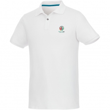 Logo trade liikelahjat mainoslahjat kuva: Beryl short sleeve men's organic recycled polo