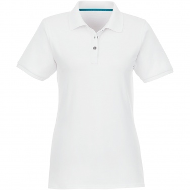 Logo trade mainoslahjat tuotekuva: Beryl short sleeve women's organic recycled polo