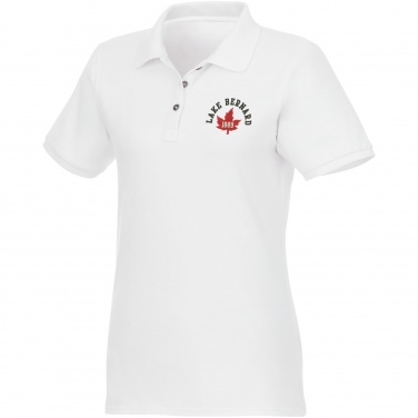 Logo trade liikelahja mainoslahja tuotekuva: Beryl short sleeve women's organic recycled polo