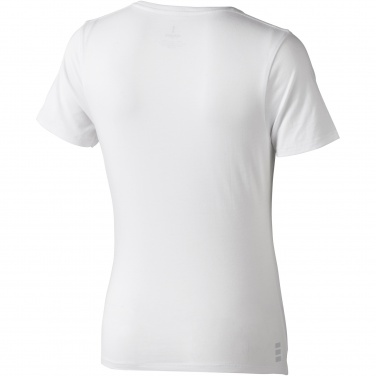 Logotrade mainoslahjat kuva: Kawartha short sleeve women's organic V-neck t-shirt
