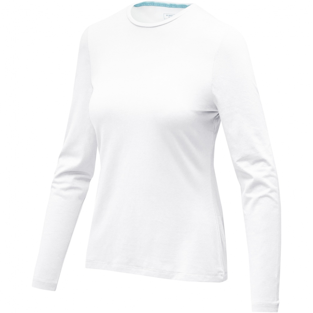 Logotrade mainoslahja ja liikelahja kuva: Ponoka long sleeve women's organic t-shirt