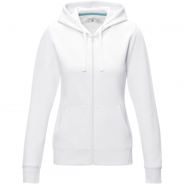 Logo trade liikelahjat mainoslahjat kuva: Ruby women’s organic recycled full zip hoodie