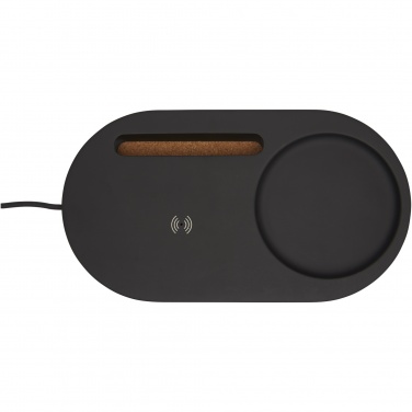 Logo trade liikelahjat mainoslahjat kuva: Klip-työpöydänjärjestäjä, 5 W, langattomasti lataava