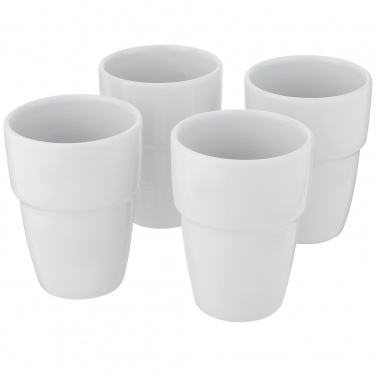 Logotrade liikelahja mainoslahja kuva: Staki 4-osainen 280 ml pinottava mukilahjasetti