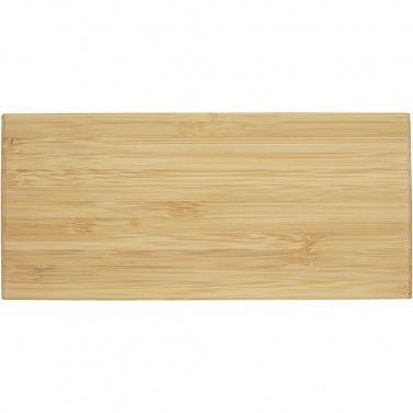 Logotrade mainostuotet kuva: Minata bambuinen langaton laturi kellolla