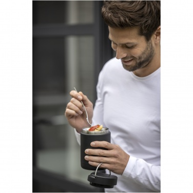 Logotrade mainostuote tuotekuva: Doveron 500 ml eristetty kierrätetystä ruostumattomasta teräksestä valmistettu lounasrasia