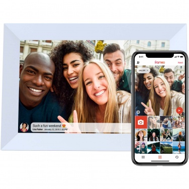 Logotrade liikelahja mainoslahja kuva: Prixton Prado 10 Frameo tuuman wifi-käyttöinen digitaalinen valokuvakehys