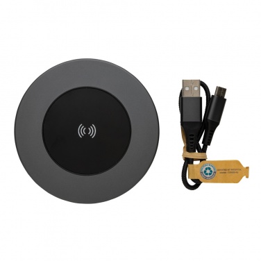 Logotrade mainoslahjat kuva: Terra RCS 10W langaton laturi kierrätetystä alumiinista