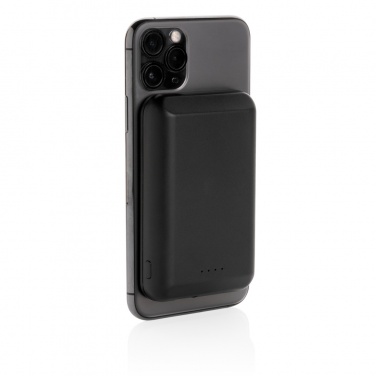 Logo trade mainoslahja kuva: Magneettinen 5000mAh 5W langaton virtapankki